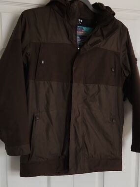 Burton Brown Hooded Puffer Jacket (10-12)